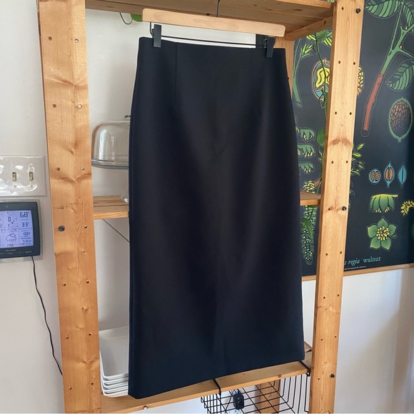 Zara Black Midi Pencil Skirt Medium - Picture 6 of 15